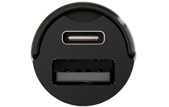 Автомобильное зарядное устройство "vlp" С-Power 38W USB-C+USB-A, PD, QC, черный