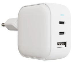 Сетевое зарядное устройство "vlp" G-Charge 65Вт 2*USB-С+USB-A, PD, QC, белый