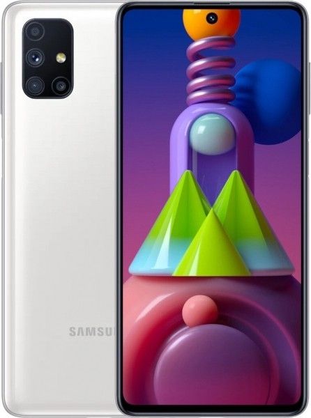 Смартфон Samsung Galaxy M51 128 Гб белый 