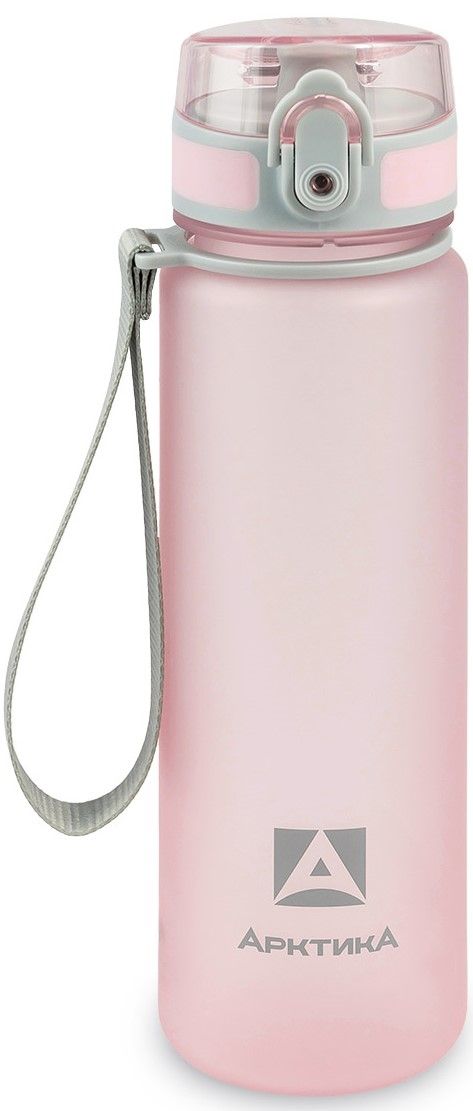 Бутылка тритановая арт. 720-500, 500 мл, розовая матовая, с ситечком