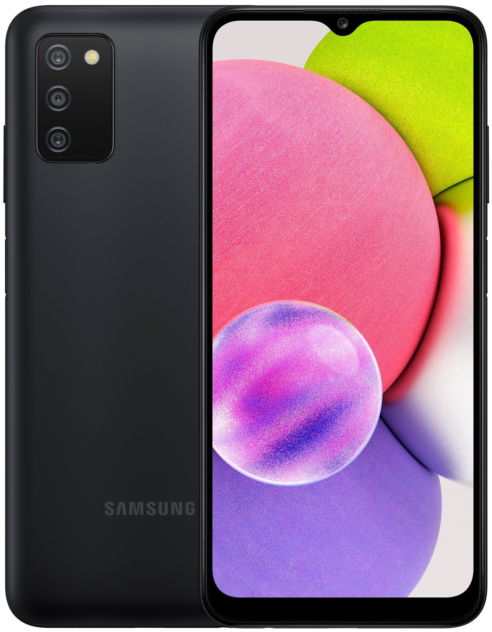 Смартфон Samsung Galaxy A03s 32 Гб черный - купить в 05.RU, цены