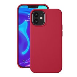 Чехол накладка Deppa Liquid Silicone Case для Apple iPhone 12 mini красный