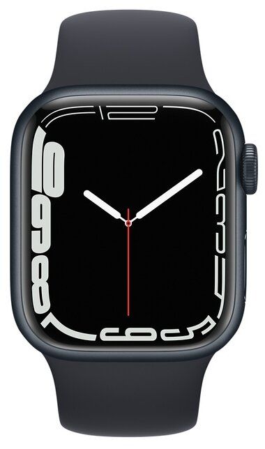 Смарт-часы Apple Watch Series 7 41mm MKMX3RU/A черный