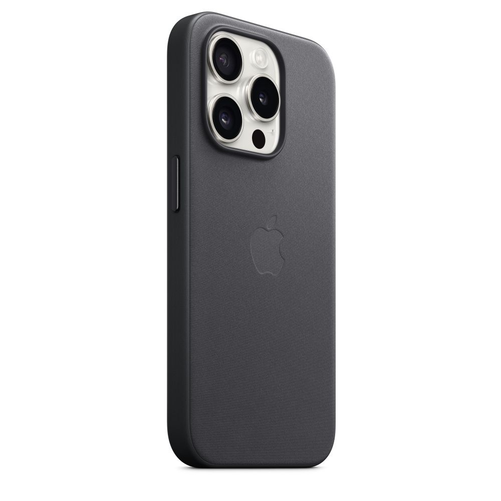 Apple чехол iPhone 15 Pro FineWoven Case с MagSafe Black