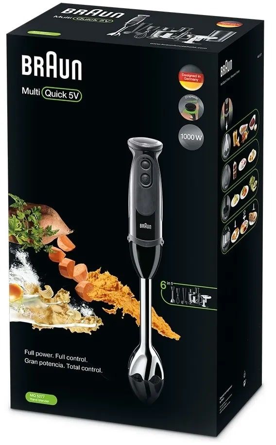 Блендер Braun MQ5277 черный (нет насадки для шинковки)