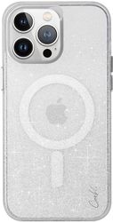 Чехол накладка Uniq COEHL Lumino (MagSafe) для Apple iPhone 15 Pro серебристый