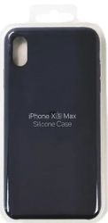 Накладка силиконовая Original Silicone Case для iPhone XS MAX (Black) №1