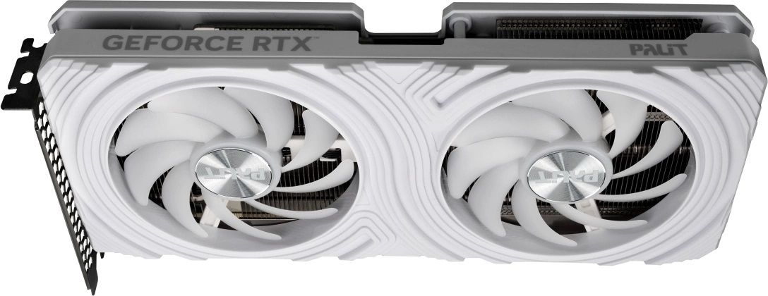 Видеокарта Palit GeForce RTX 4060 Ti DUAL WHITE NV 8 Гб