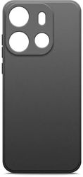 Чехол накладка Borasco Microfiber Case для TECNO Spark Go черный