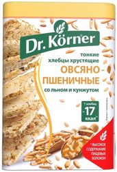 Хлебцы тонкие овсяно-пшеничные 100гр Dr.Korner