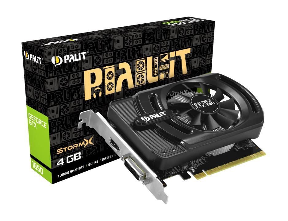 Видеокарта Palit GeForce GTX 1650 STORMX 4 Гб