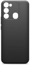 Чехол накладка Borasco Silicone Case для TECNO Spark Go черный