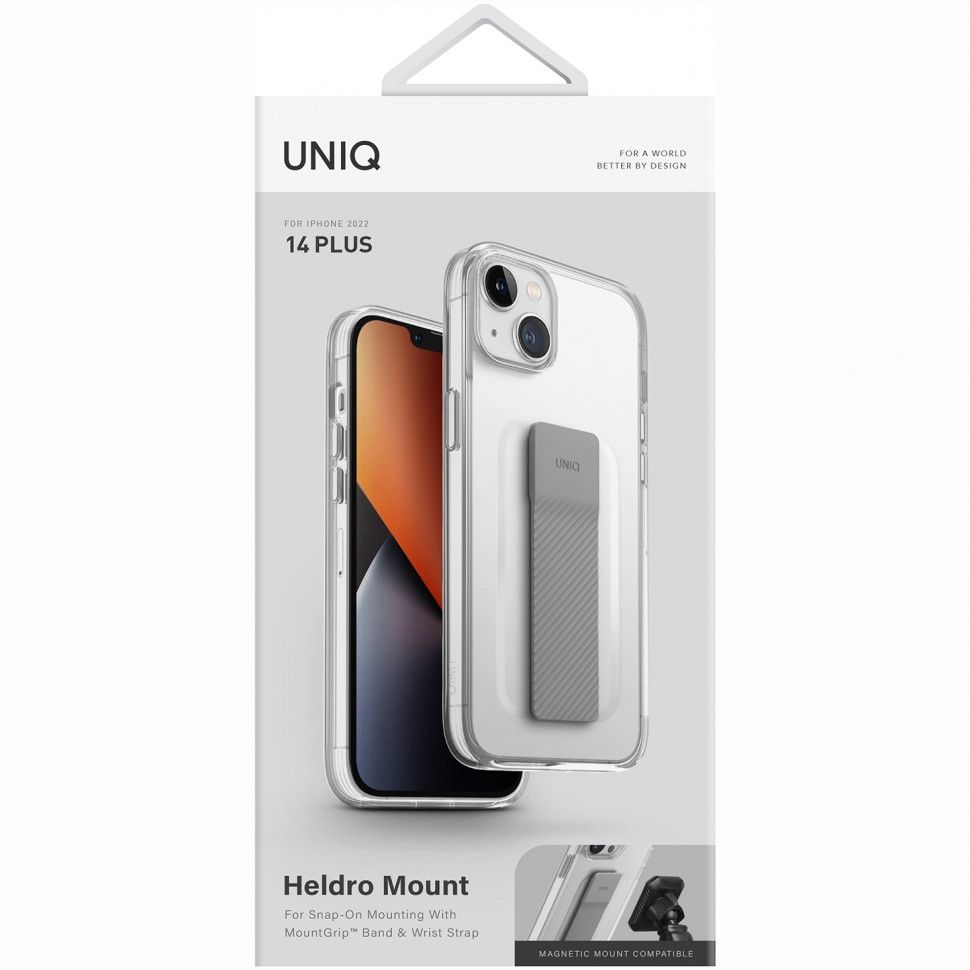 Uniq для iPhone 14 Plus чехол Heldro Mount +Band Clear - купить в 05.RU  Махачкала, цены, отзывы