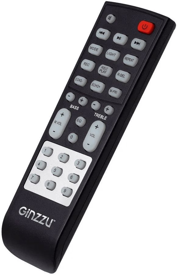 Портативная аудиосистема Ginzzu GM-205 черный