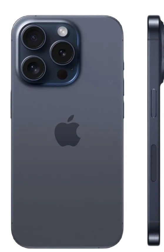 Смартфон Apple iPhone 15 Pro 128 Гб синий (восстановленный face id)