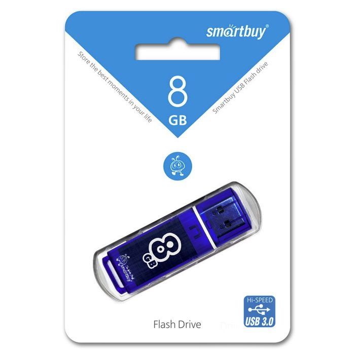 Флэш-накопитель SmartBuy Glossy (SB8GBGS-DB) 8 Гб