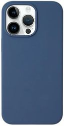 Чехол накладка Deppa Liquid Silicone Case Pro для Apple iPhone 15 Pro Max синий