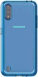 Чехол накладка Samsung для Samsung Galaxy M01 синий