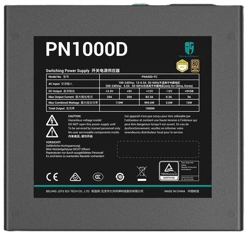 Блок питания Deepcool GAMERSTORM PN1000D 1 000 Вт