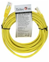 Патчкорд Telecom NA102 1,5м 5е желтый