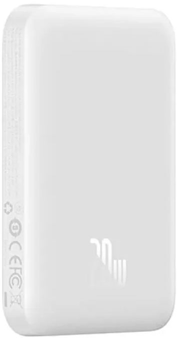 Портативное ЗУ Baseus MagSafe (PPCX130002) 6 000 mAh белый