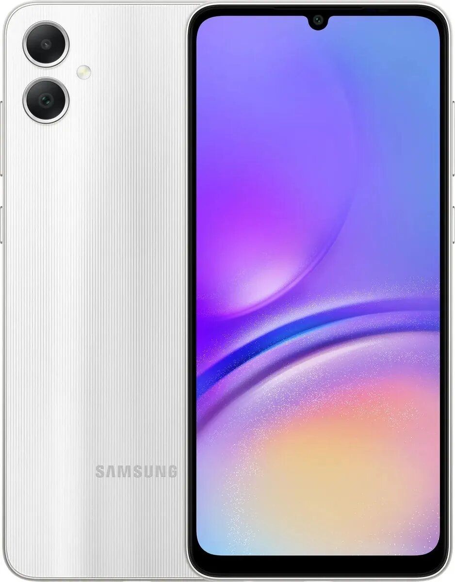 Смартфон Samsung Galaxy A05 4/128 Гб серебристый