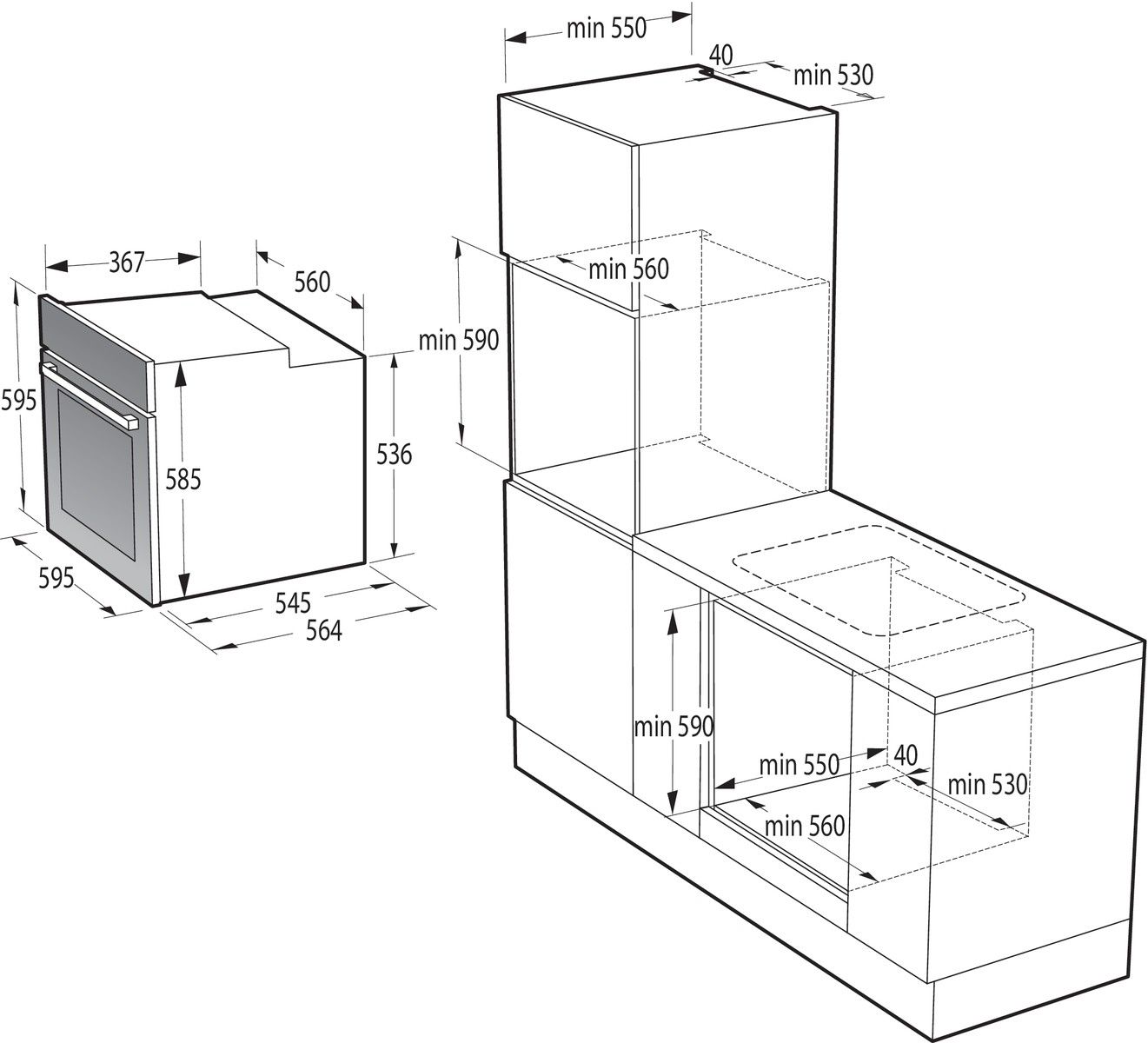 Духовой шкаф gorenje bo635e11x