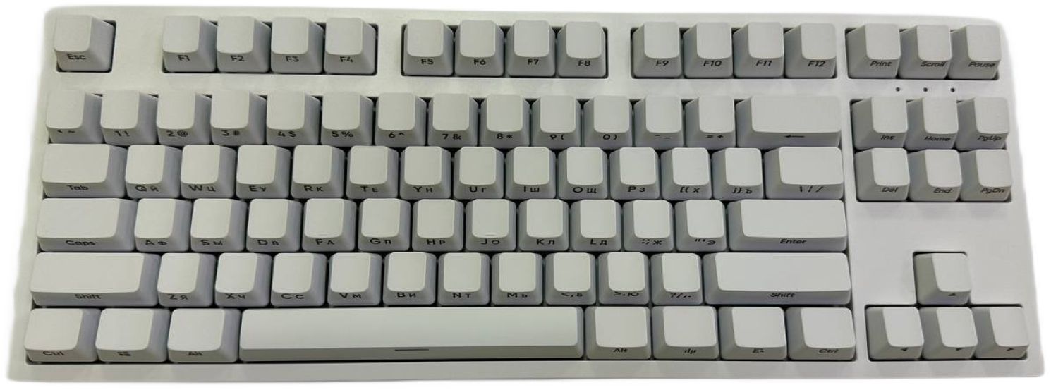 Клавиатура проводная Dark Project KD87A Gateron Optical Brown белый -  купить в 05.Ru, цены, отзывы