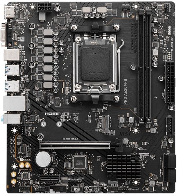 Материнская плата MSI PRO A620M-B