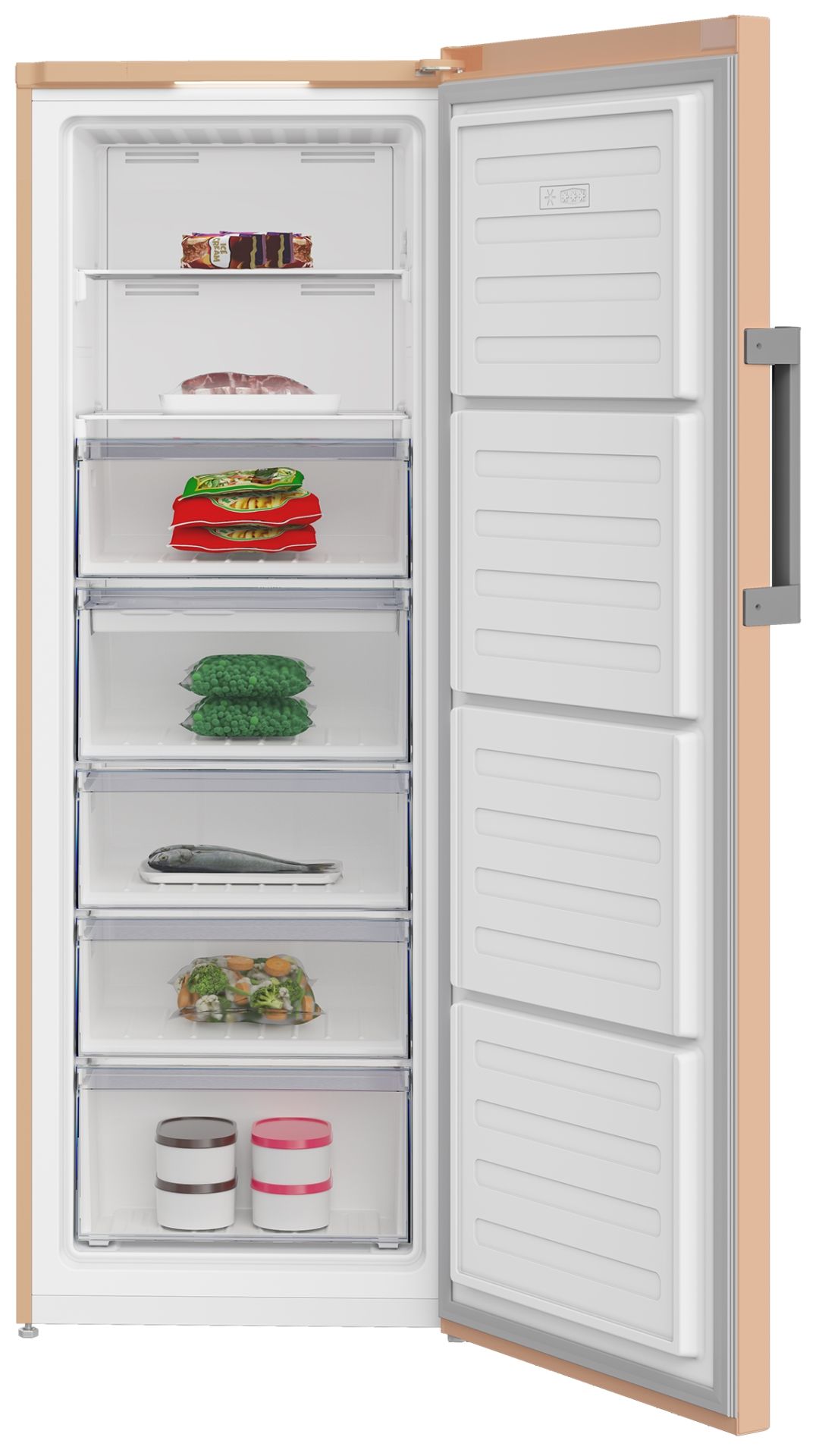 Морозильный шкаф Beko B3RFNK292B бежевый