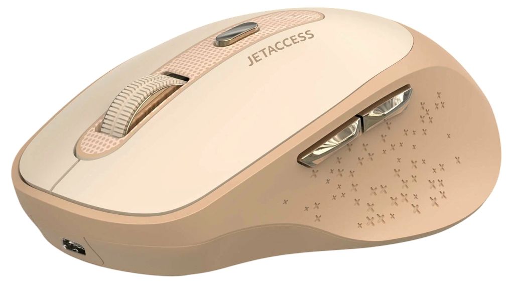 Мышь беспроводная JETACCESS OM-R97BW бежевый