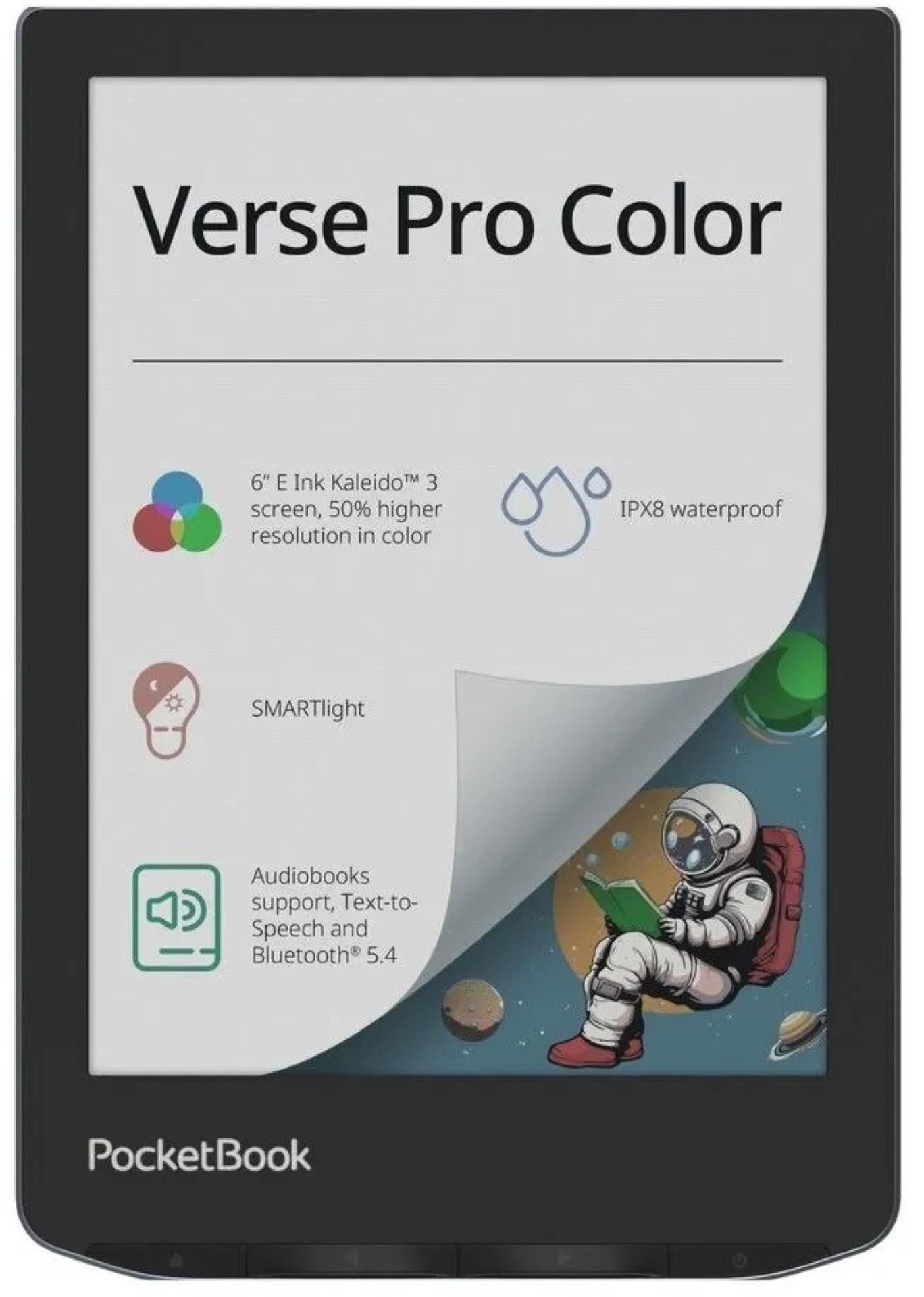 Электронная книга PocketBook 634 Verse Pro серый