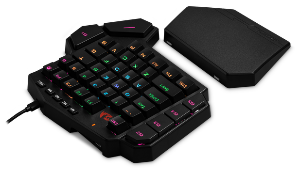 Клавиатура проводная Redragon Diti X K601-RGB Outemu Blue черный