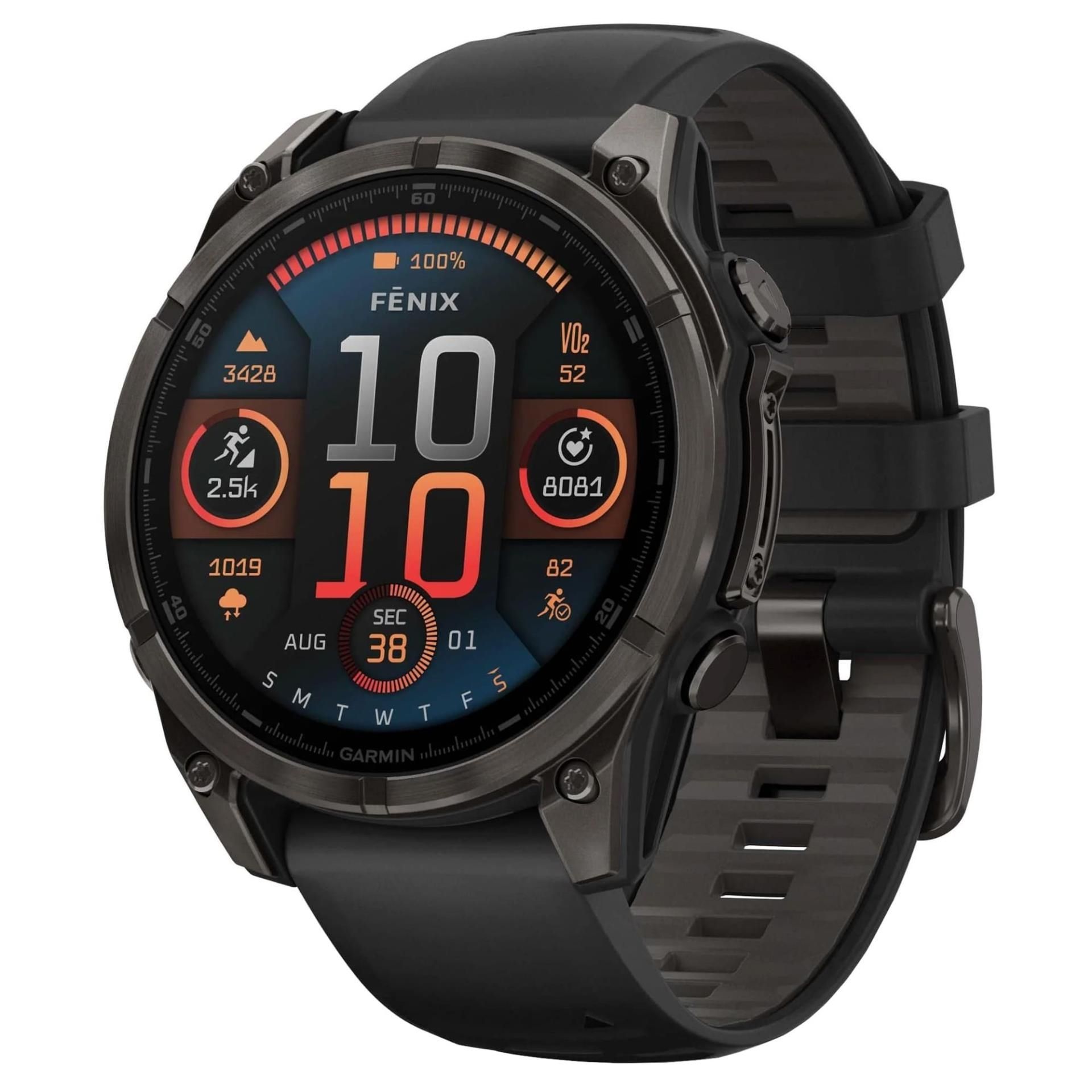 Смарт-часы Garmin Fenix 8 [47mm] черный