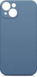 Чехол накладка Borasco Microfiber Case для Apple iPhone 14 синий