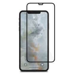 Ainy Защитное стекло (0,15мм) Apple iPhone Xs Max Full Screen Cover (3D) Hybrid черное
