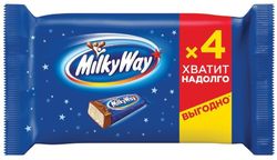 Батончик шоколадный 4шт по 26гр Milky Way