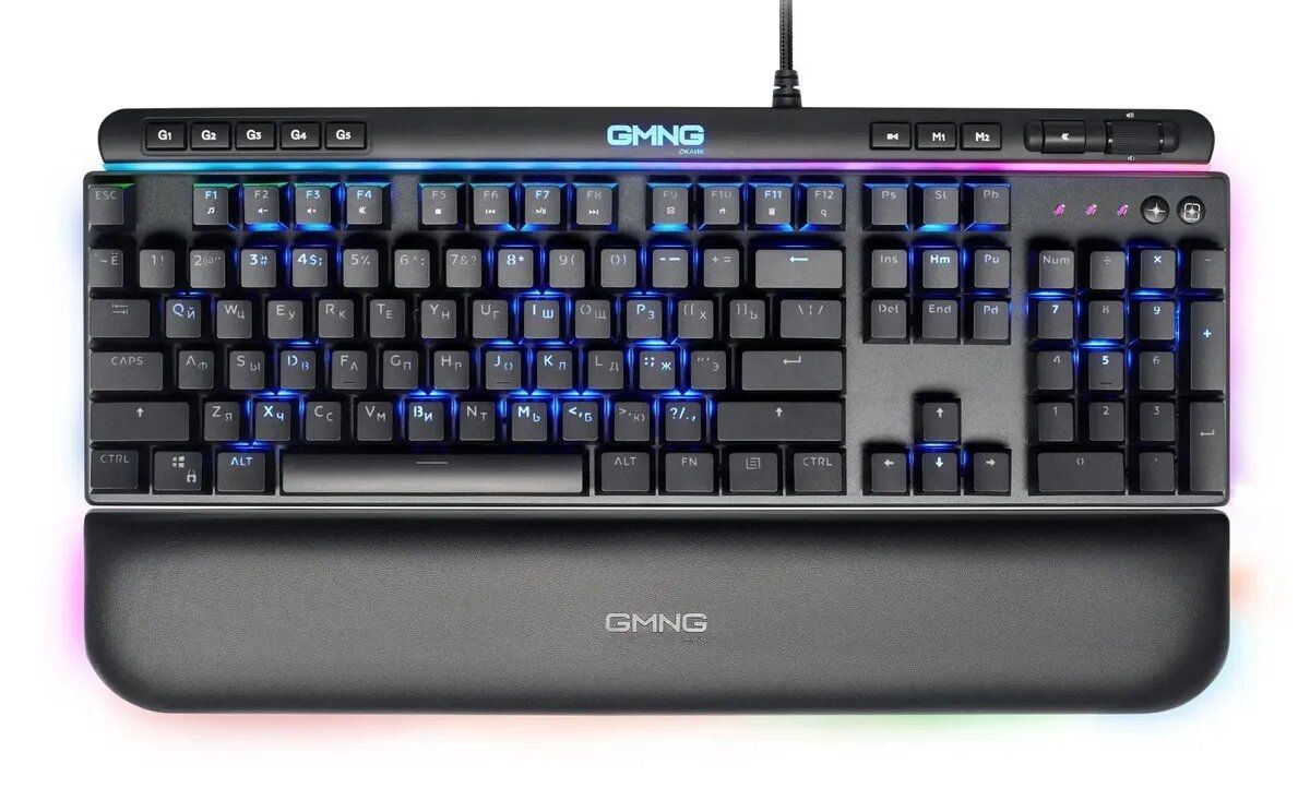 Клавиатура проводная GMNG 999GK Red черный