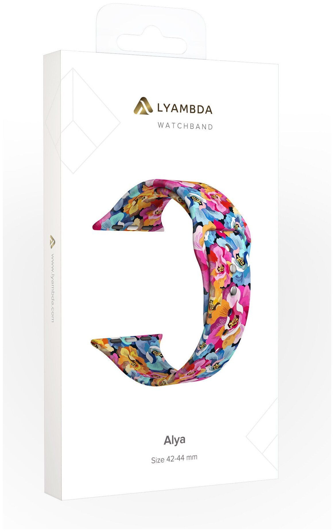 Силиконовый ремешок для Apple Watch LYAMBDA ALYA