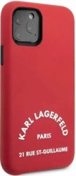 Чехол Lagerfeld для iPhone 11 Pro PU Leather Rue Saint Guillaume Hard Red