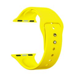 Силиконовый ремешок для Apple Watch 42/44 mm LYAMBDA ALTAIR DS-APS08-44-YL Yellow 