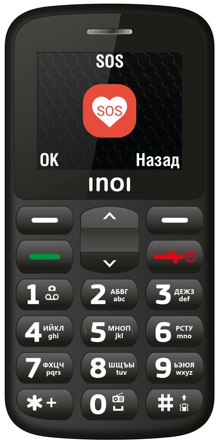 Сотовый телефон INOI 107B черный - купить в 05.RU, цены, отзывы