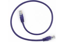 Патчкорд Cablexpert PP12-0.5M/V 0,5м 5е фиолетовый