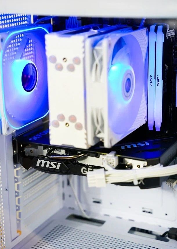 Компьютер для игр на высоких настройках на базе CPU Intel Core i5-14400F + NVIDIA GeForce RTX 4060