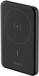 Портативное ЗУ Deppa NRG MageSafe Alum 5 000 mAh серый