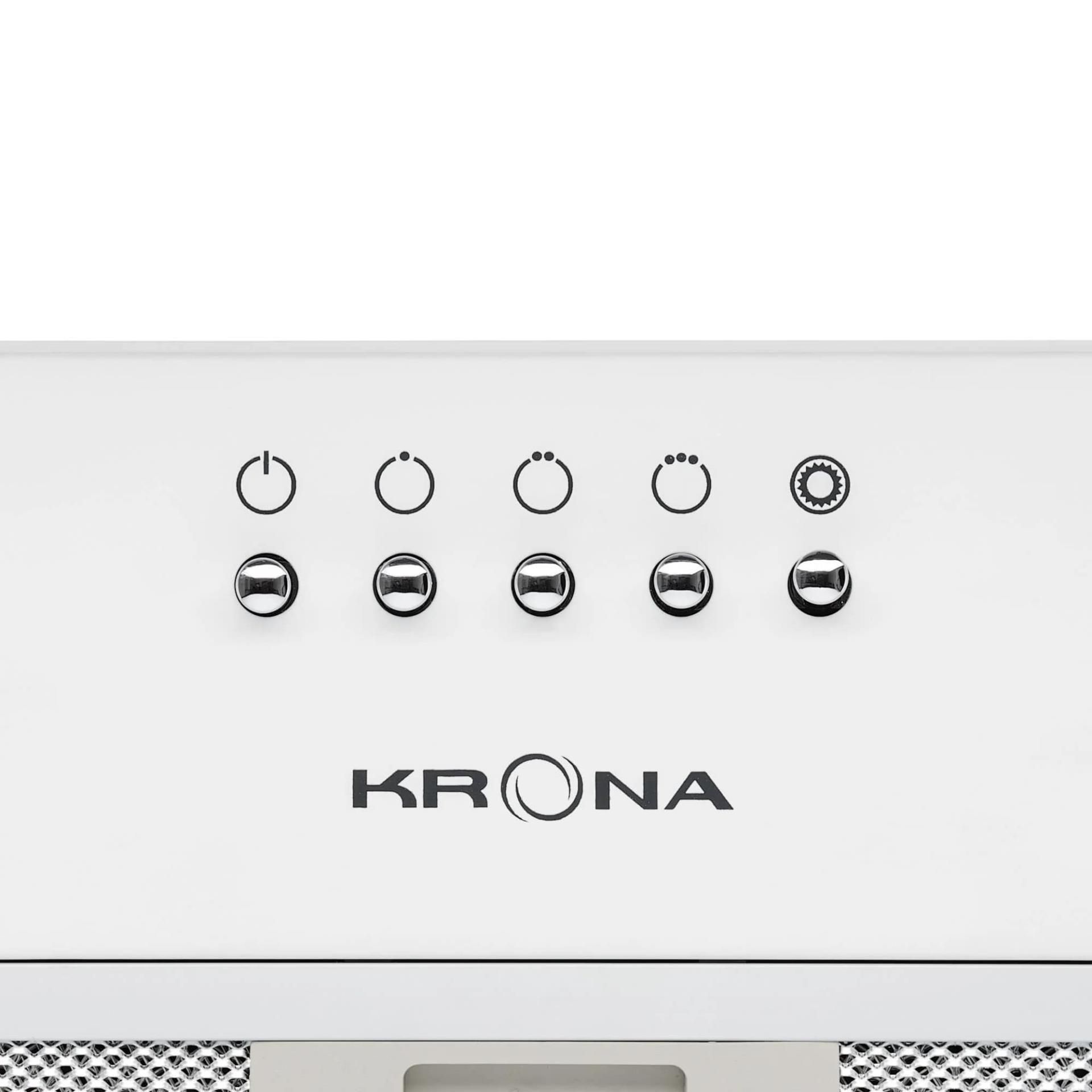Вытяжка встраиваемая KRONA RUNA 600 PB белый