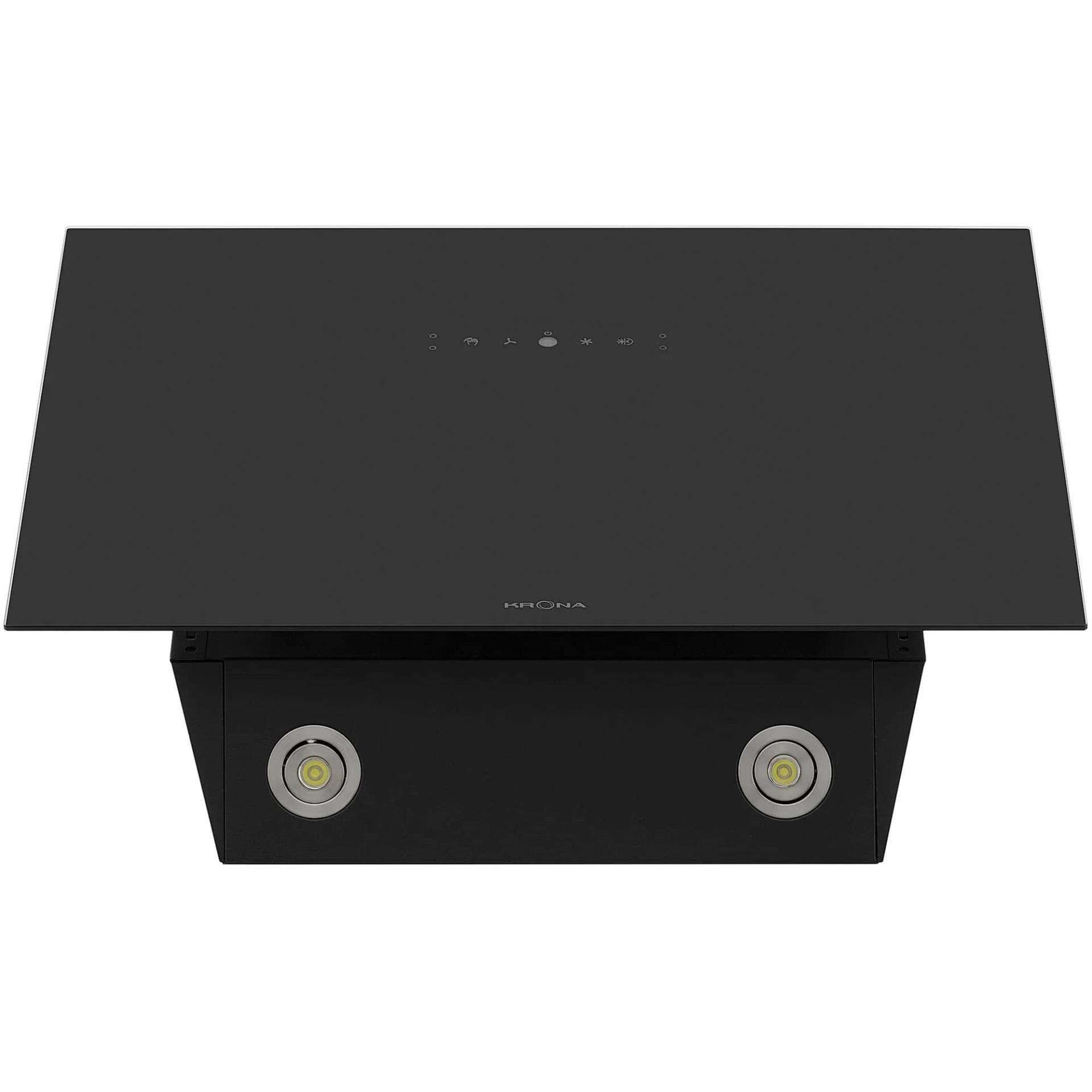 Вытяжка KRONA BELINDA 600 black SGC/ KRHD239 черный