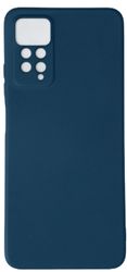 Чехол накладка Breaking для Xiaomi Redmi Note 11 синий