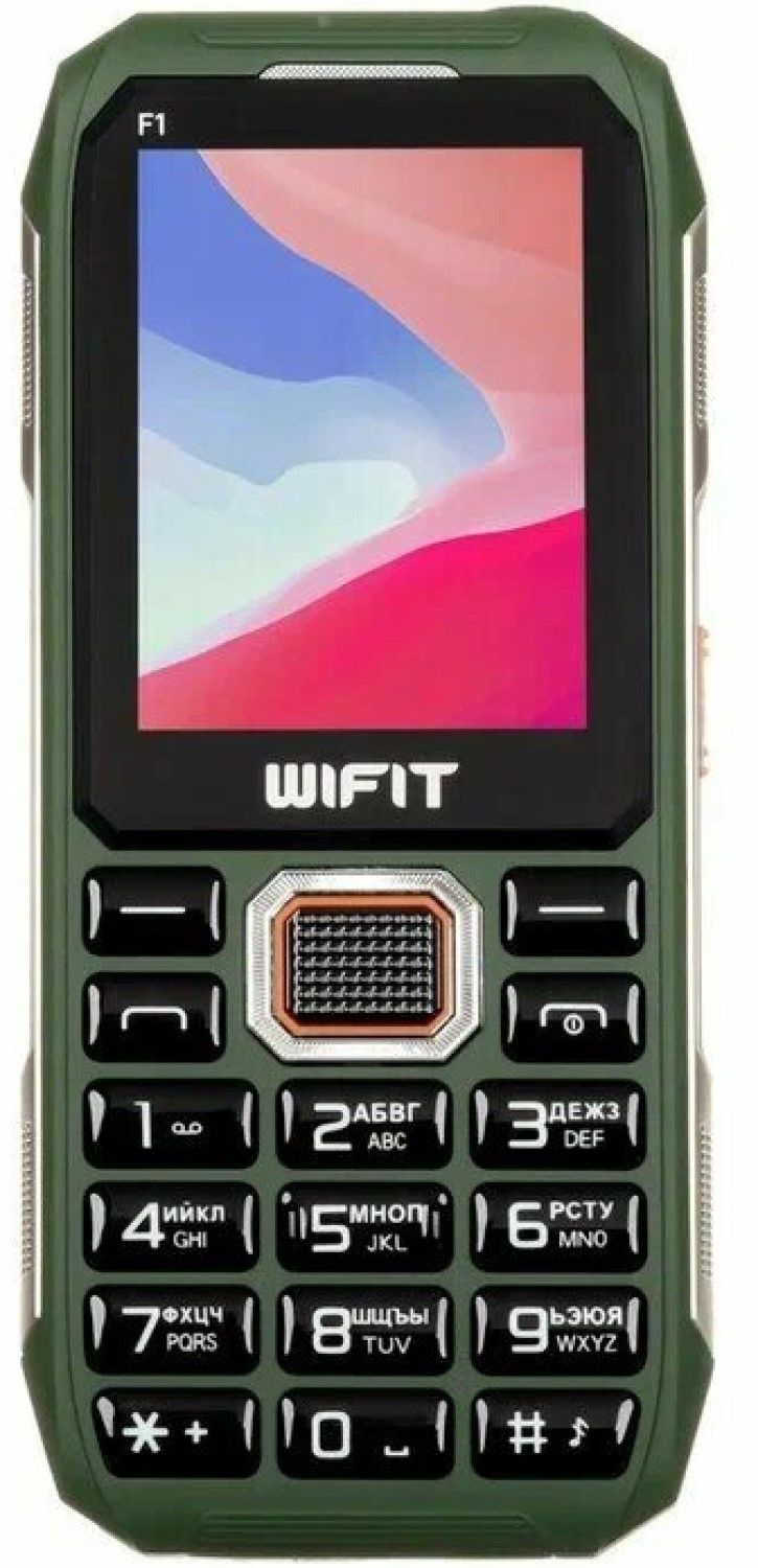 Сотовый телефон Wifit WiPhone F1 зеленый