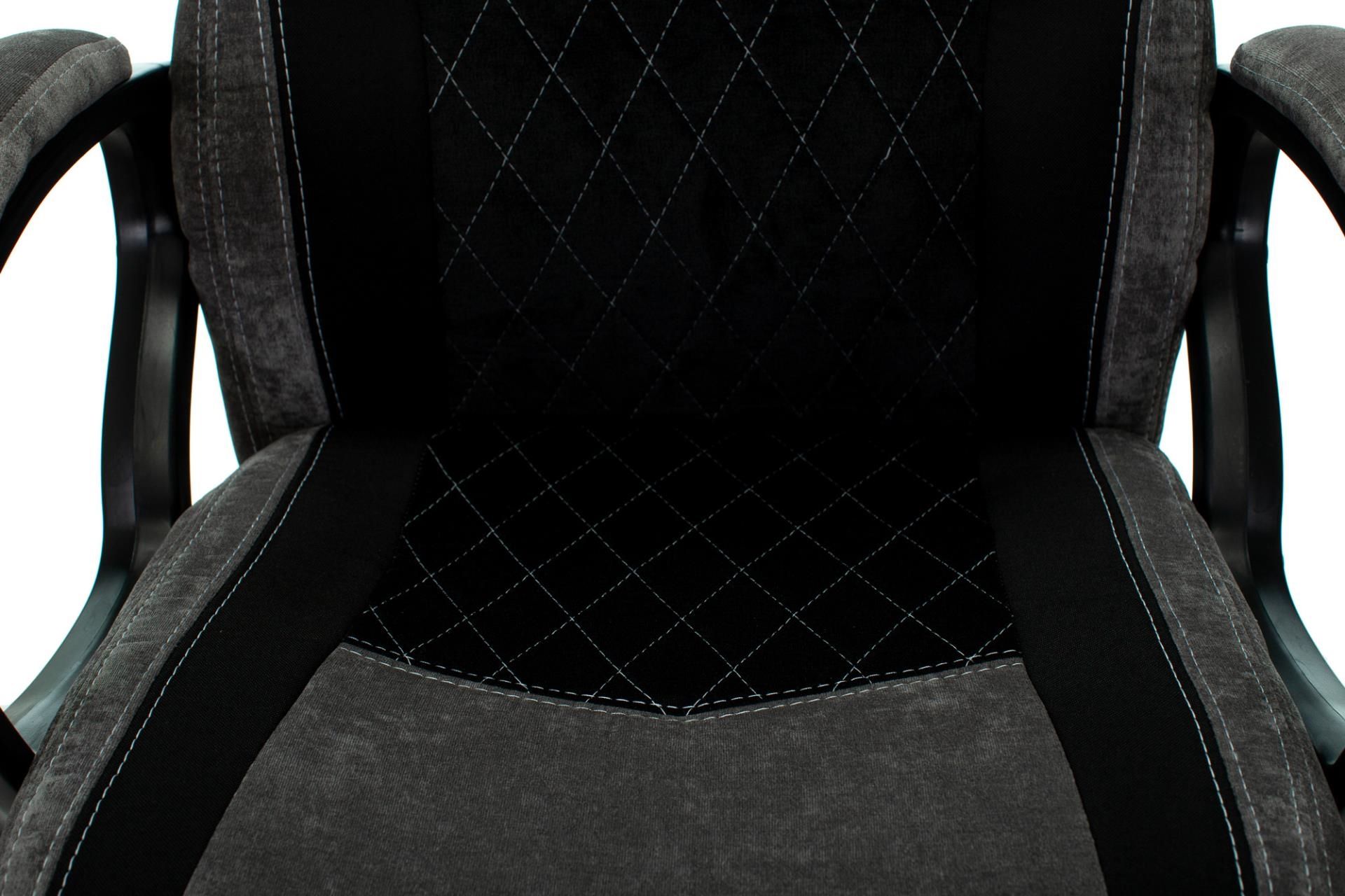 Кресло игровое Zombie VIKING 6 KNIGHT Fabric серый